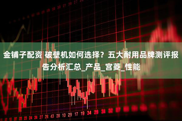 金铺子配资 破壁机如何选择？五大耐用品牌测评报告分析汇总_产品_宫菱_性能