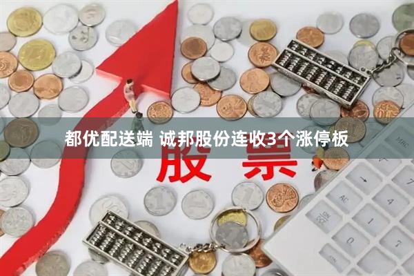 都优配送端 诚邦股份连收3个涨停板