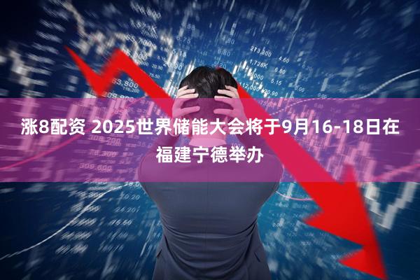 涨8配资 2025世界储能大会将于9月16-18日在福建宁德举办
