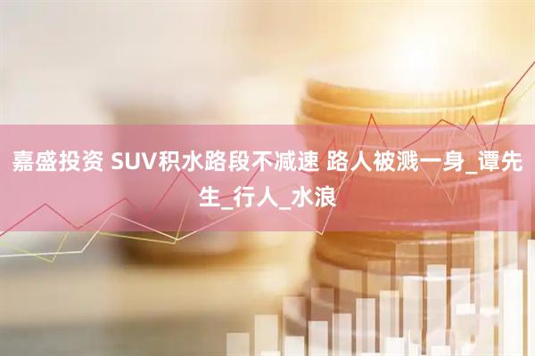 嘉盛投资 SUV积水路段不减速 路人被溅一身_谭先生_行人_水浪
