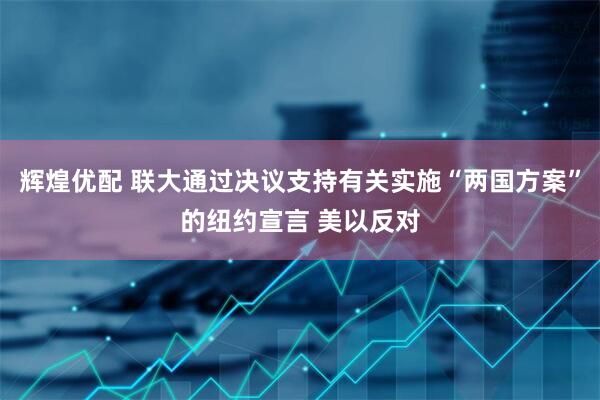 辉煌优配 联大通过决议支持有关实施“两国方案”的纽约宣言 美以反对