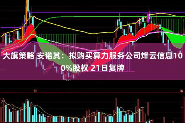 大旗策略 安诺其：拟购买算力服务公司烽云信息100%股权 21日复牌
